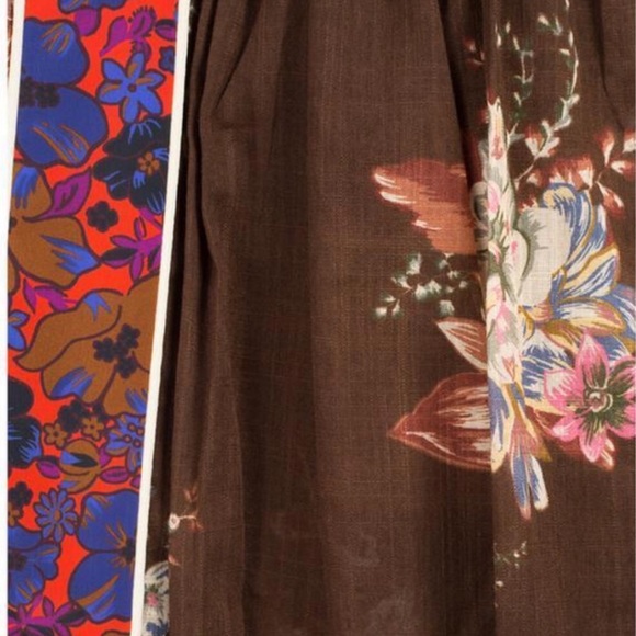 SOLD!____BNWOT COACH runway midi skirt patchwork - Picture 4 of 8